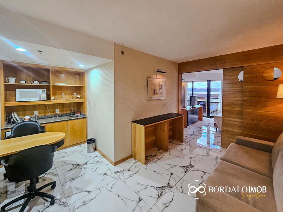 SHTN - FLAT MOBILIADO NO GOLDEN TULIP ACEITA FINANCIAMENTO