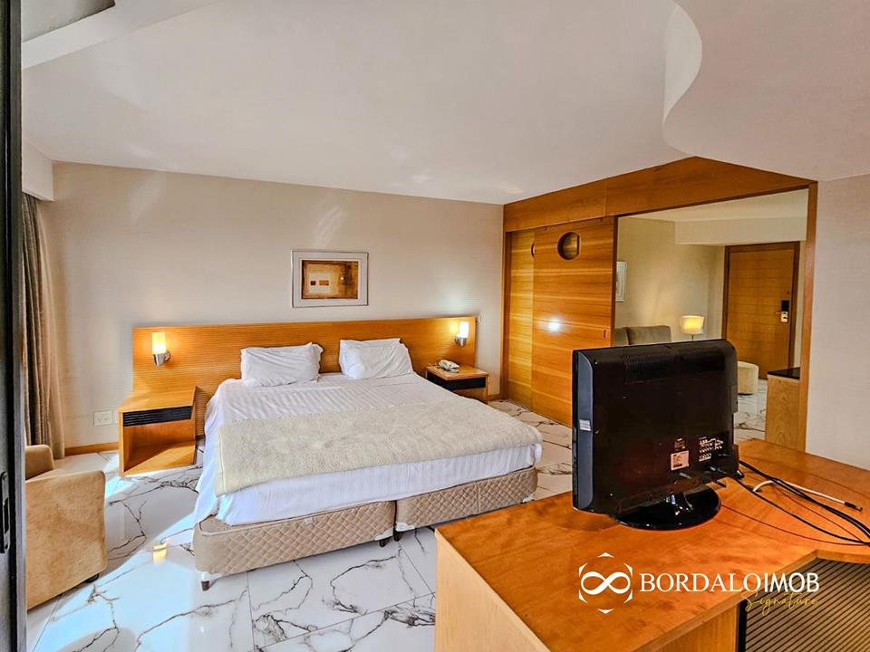SHTN -  FLAT MOBILIADO NO GOLDEN TULIP, 4º ANDAR, VISTA PARCIAL DO LAGO! - Foto 4