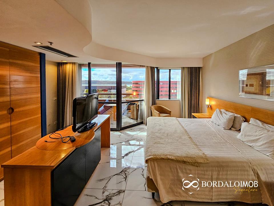 SHTN -  FLAT MOBILIADO NO GOLDEN TULIP, 4º ANDAR, VISTA PARCIAL DO LAGO! - Foto 6