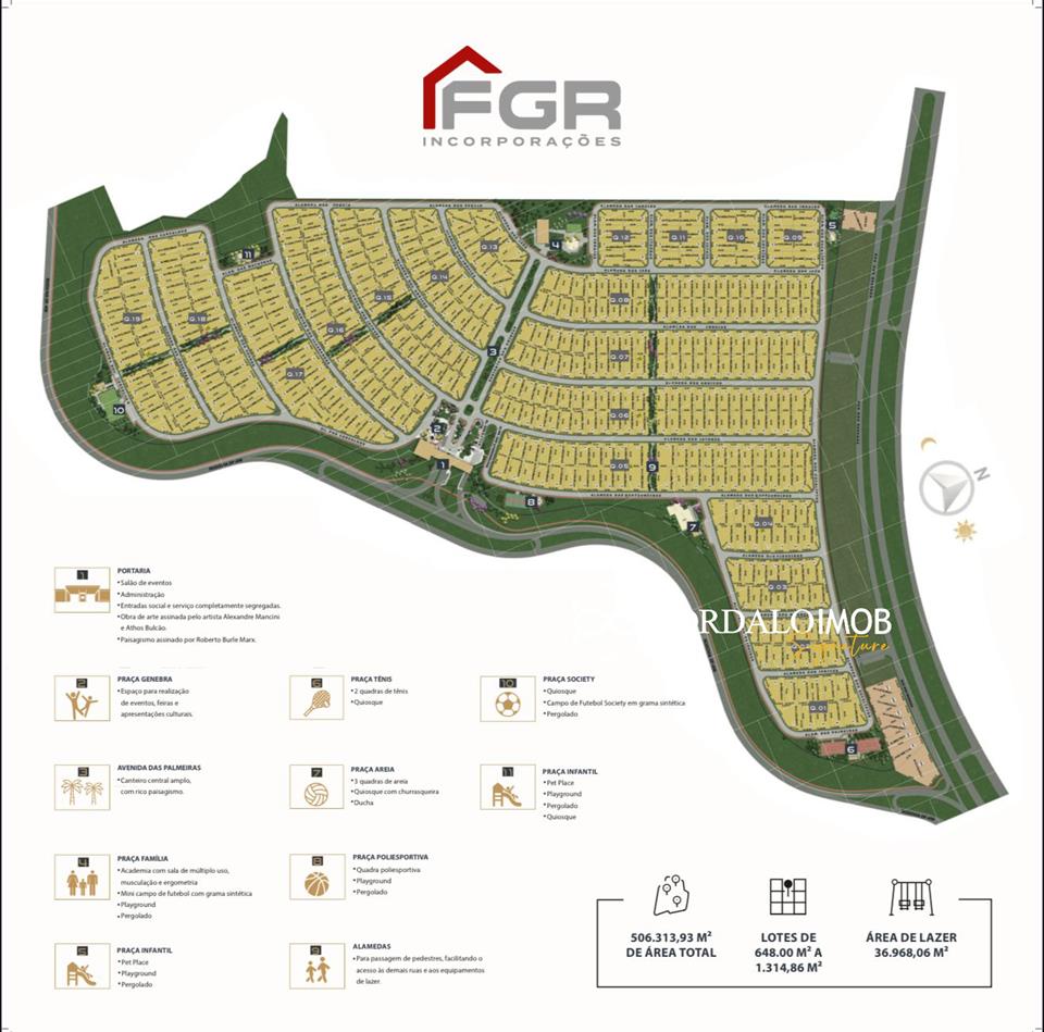 CONDOMINIO JARDIM GENEBRA QUADRA 05 - Lote à Venda no Condomínio Jardins Genebra – 666 m² | Paranoá - DF - Foto 2